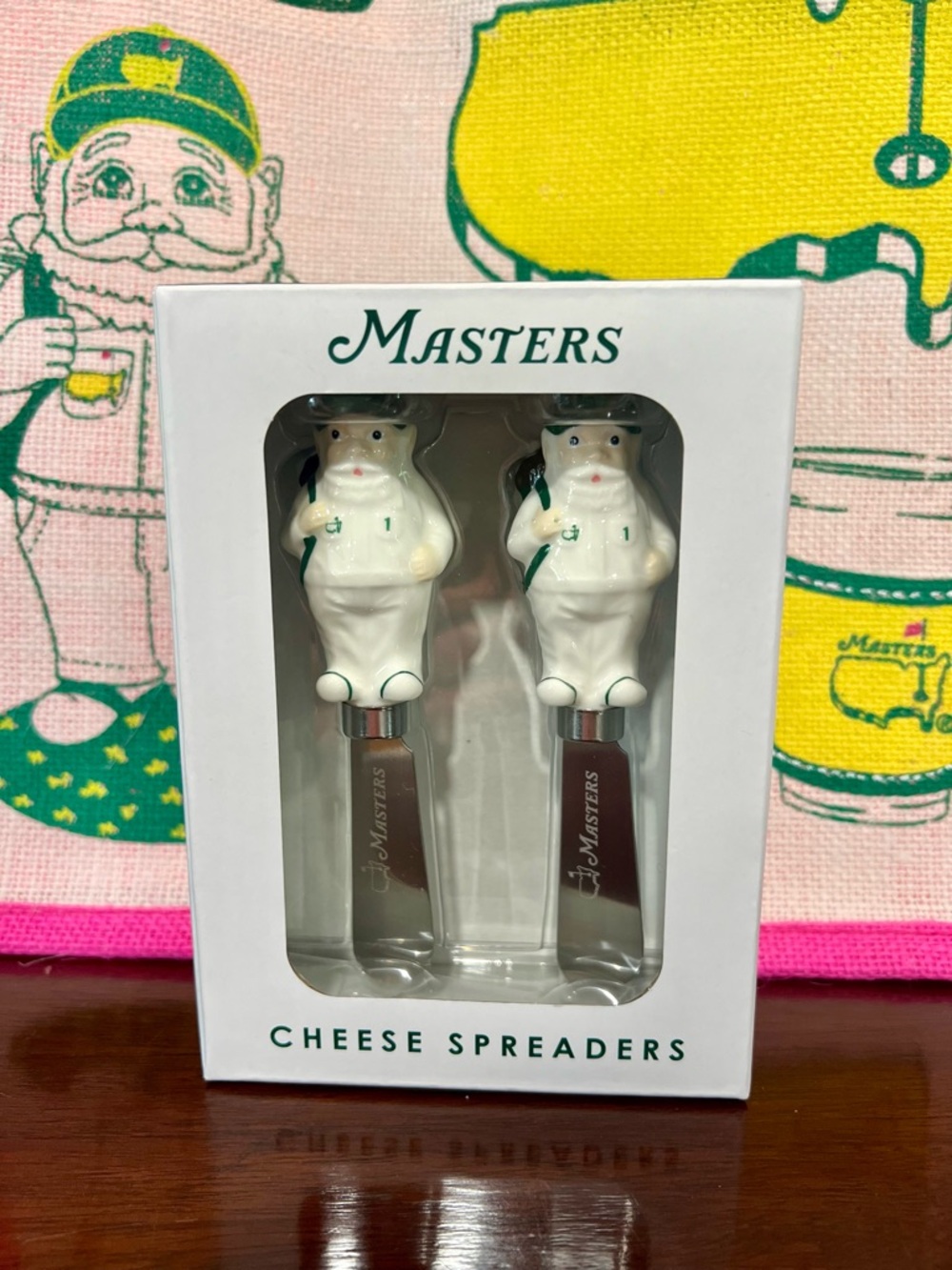 2026 Masters Gnome Augusta National Golf Cheese Spreaders Set of 2 NEW